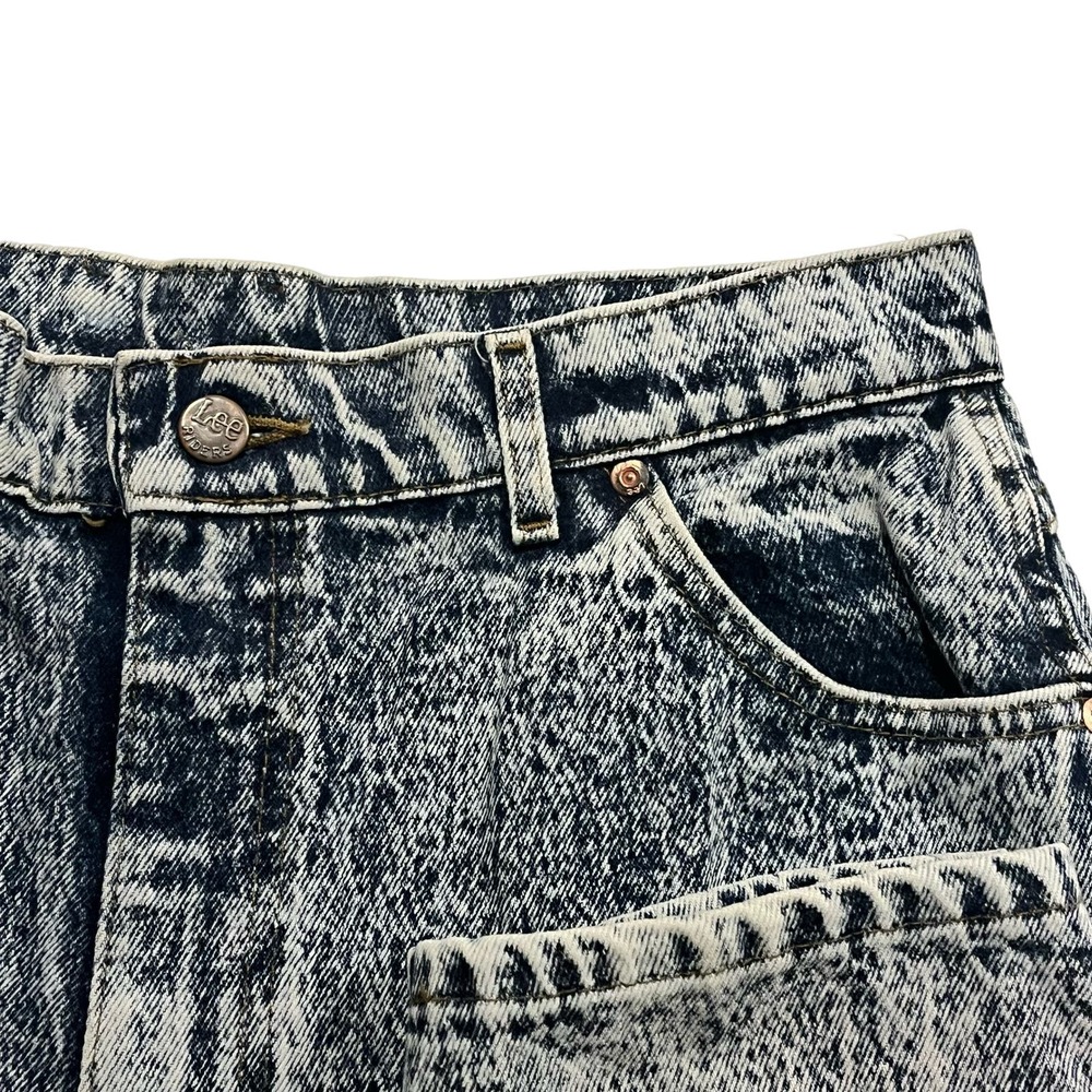 VTG‎ 90s Lee Riders High Rise Acid Wash Mom Jeans Women's Size 18 Petite USA